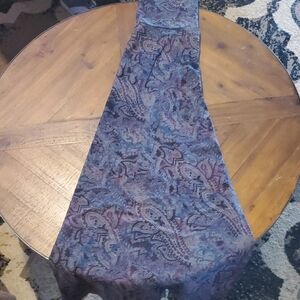 LuLaRoe Blue and Purple Paisley Skirt